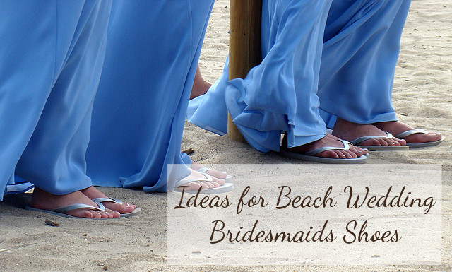beach wedding sandals for bridesmaids